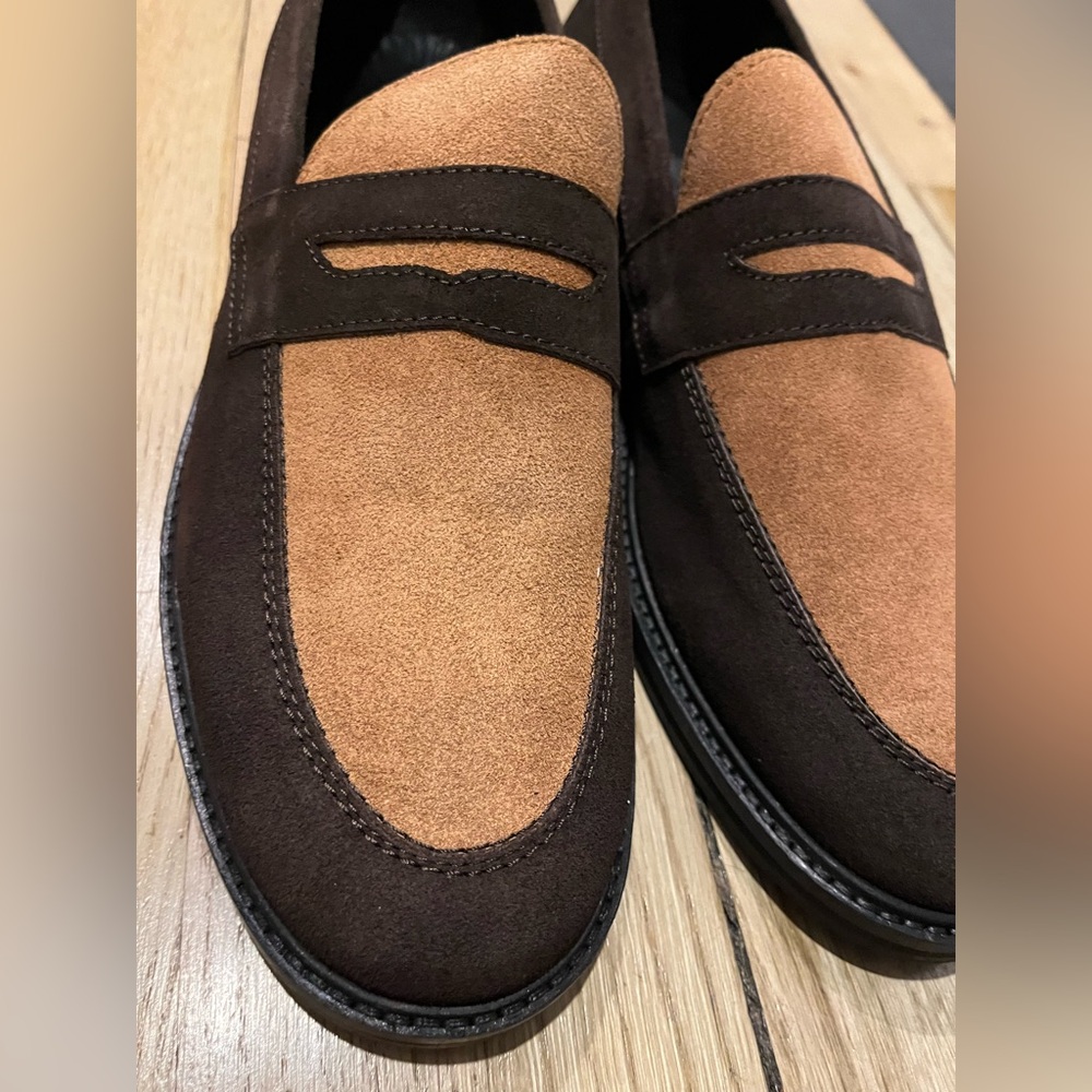 NWT Urban Outfitters brown suede dress shoes men 11